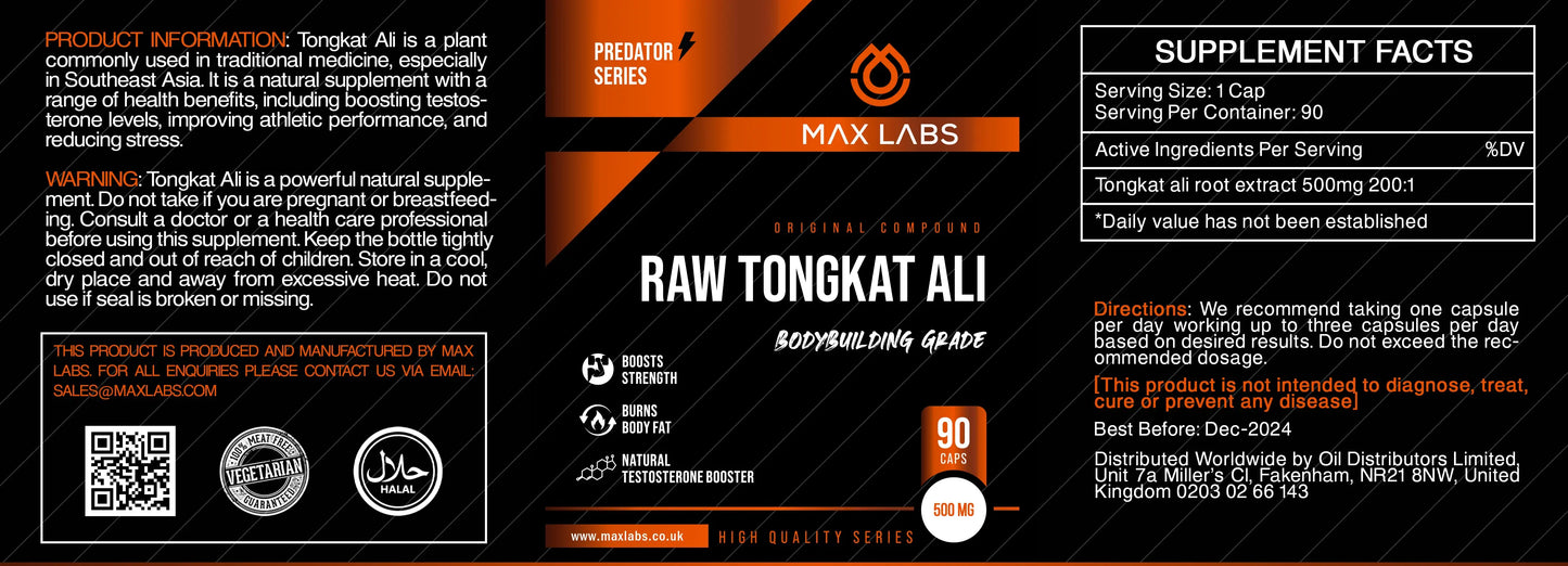 RAW Tongkat Ali Apex Receptor