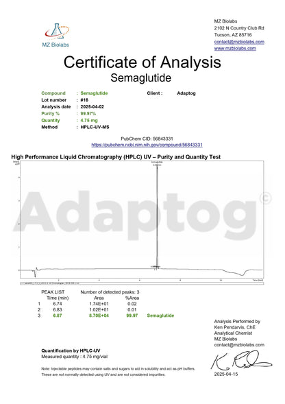 Semaglutide (Vial) - (5mg)