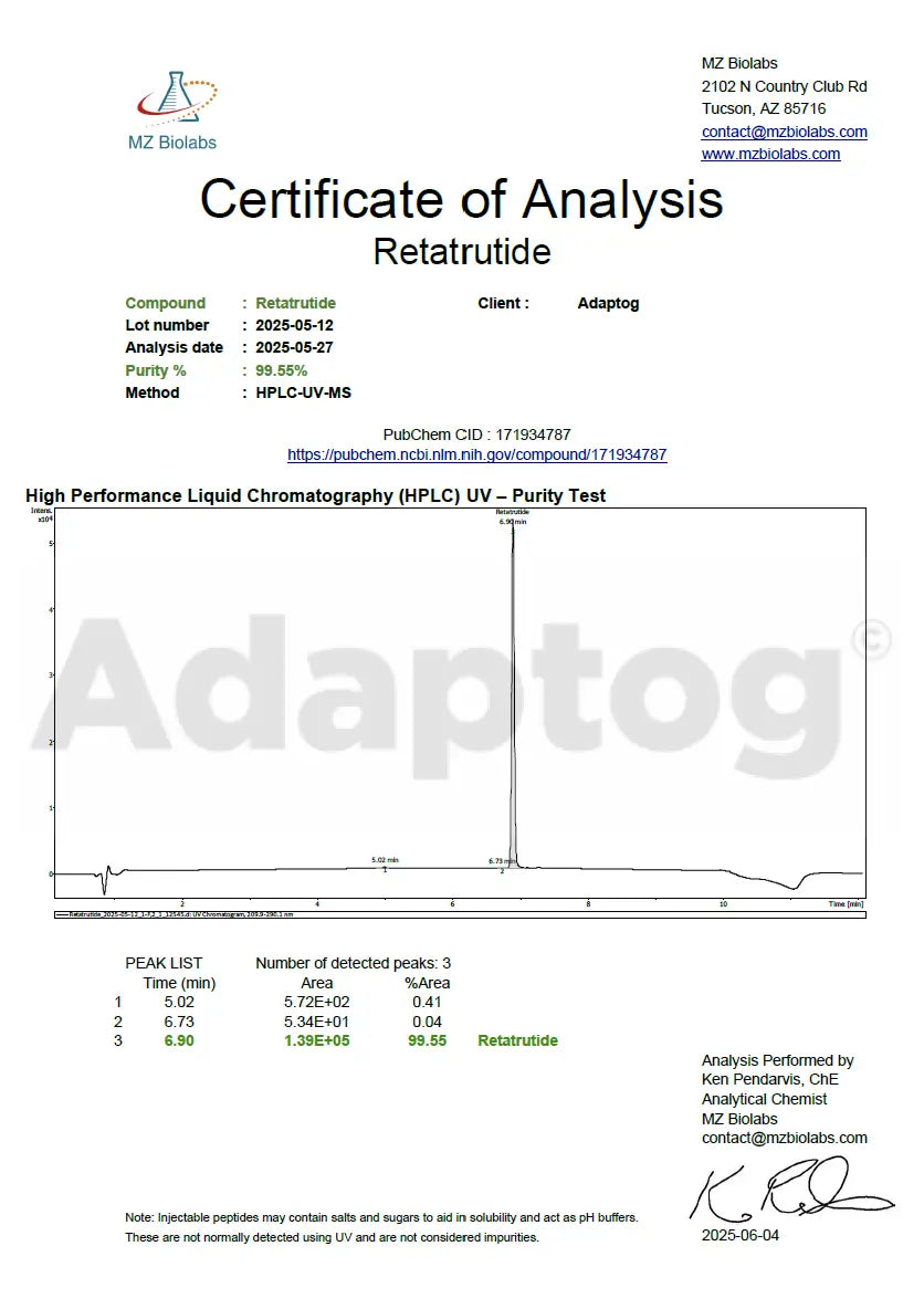 Retatrutide 10mg Apex Receptor
