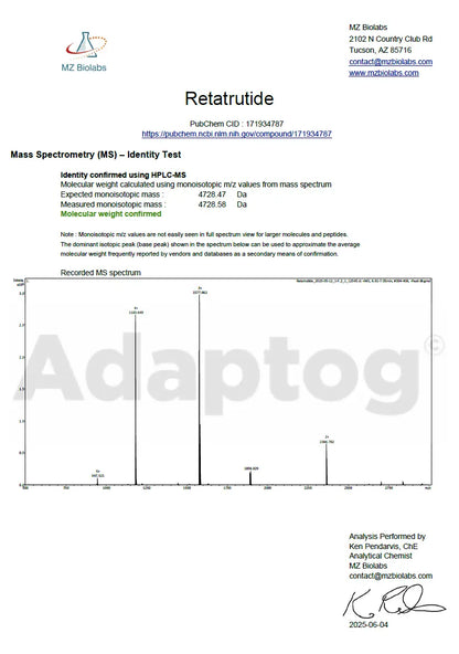 Retatrutide 10mg Apex Receptor