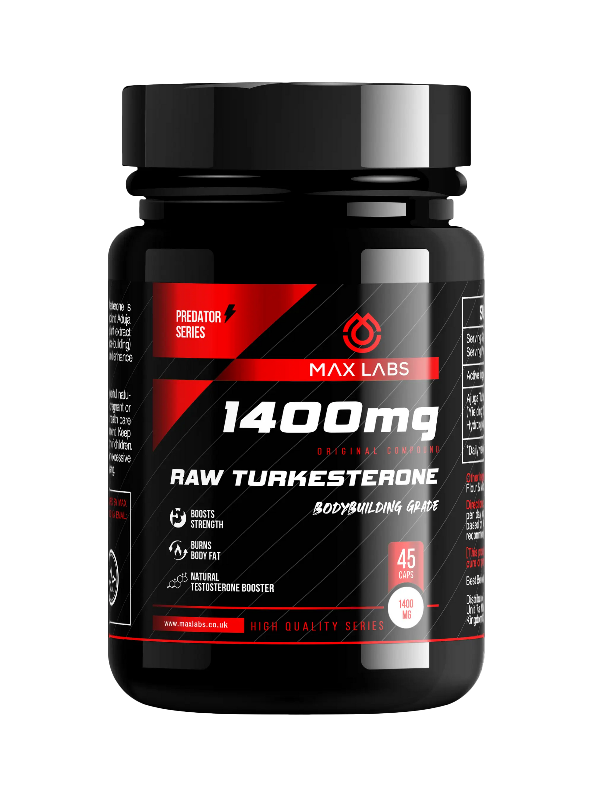 RAW Turkesterone (1400mg) Apex Receptor